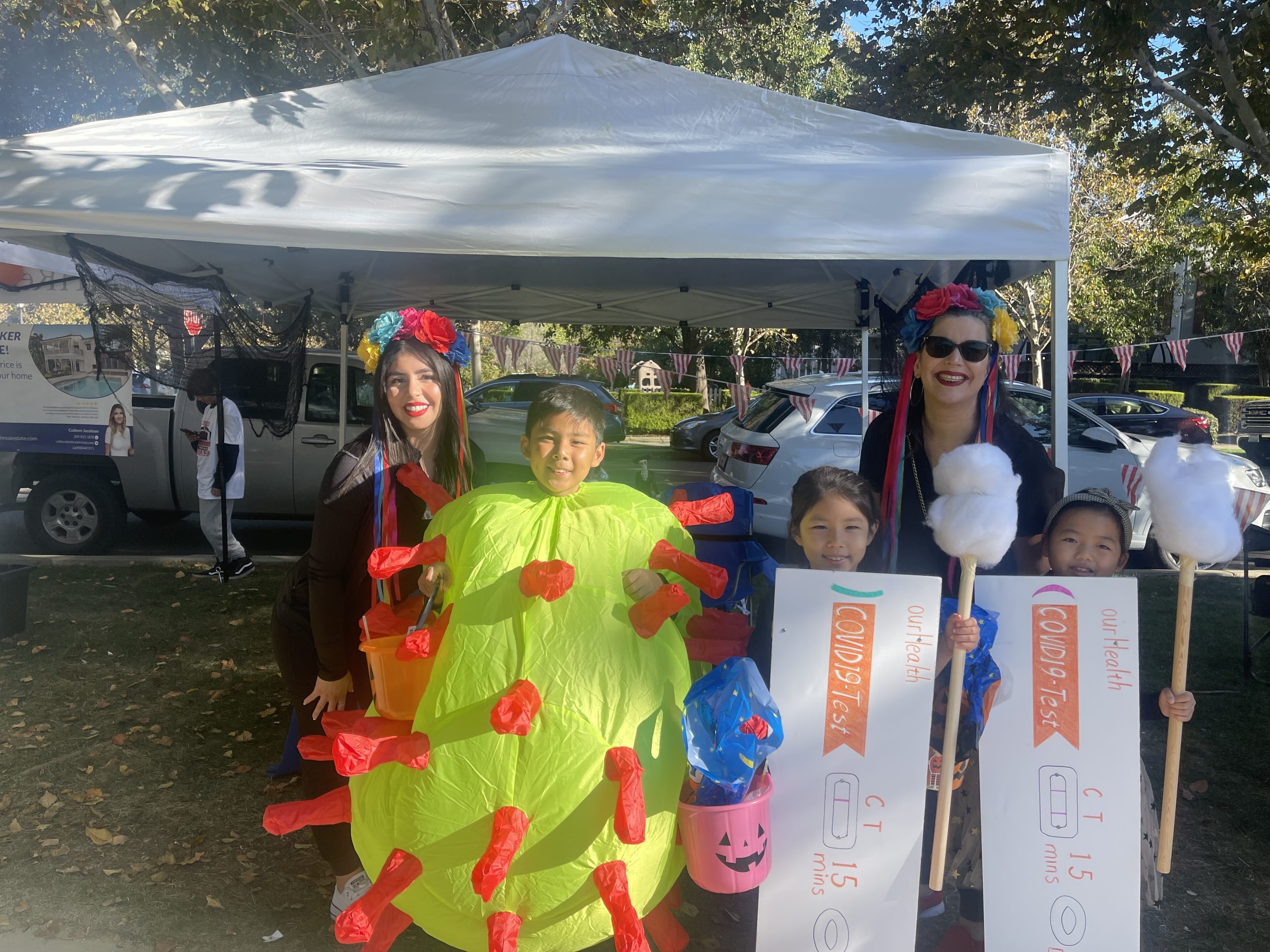 Trosien staff at a community event