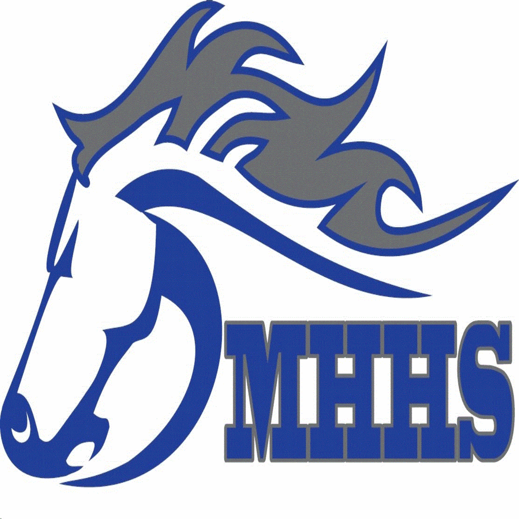 highschool logo with a horse